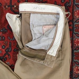 JCrew Men’s Light Brown Slim Fit Chinos